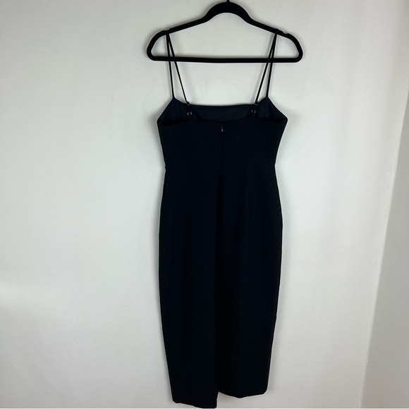 LIKELY Revolve Black Midi Dress Size 6 - Picture 6 of 8